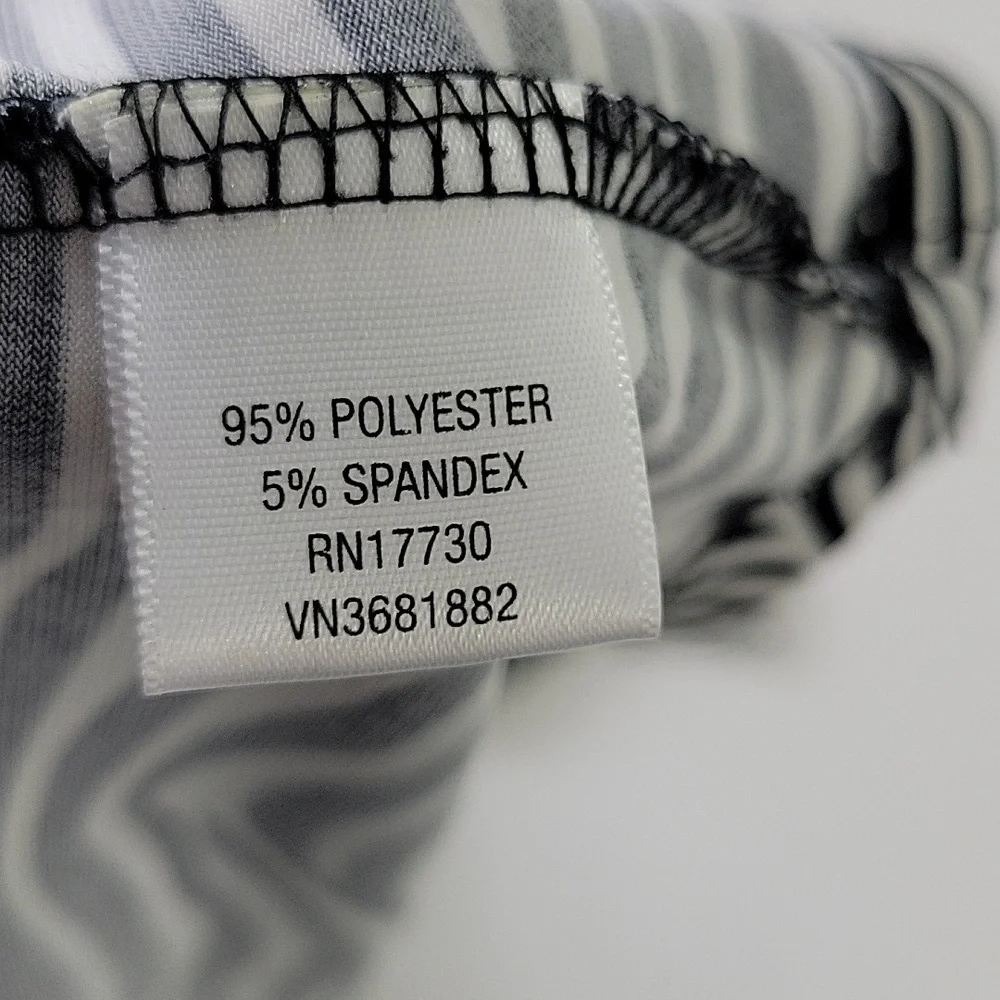 Merona Shirtwaist Zebra Print Dress SZ M - Picture 9 of 10